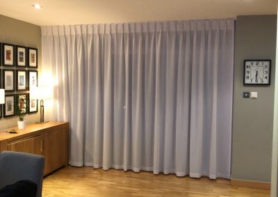 Curtains made entirely from scratch